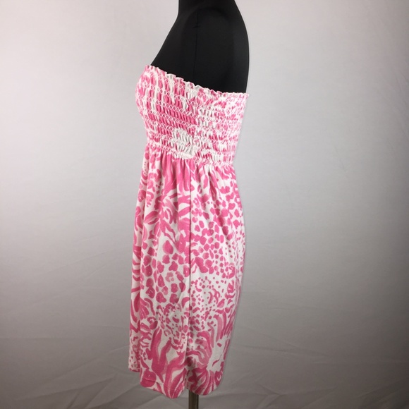 Lilly Pulitzer XS Brigitte Strapless Smocked Dress - Picture 4 of 8